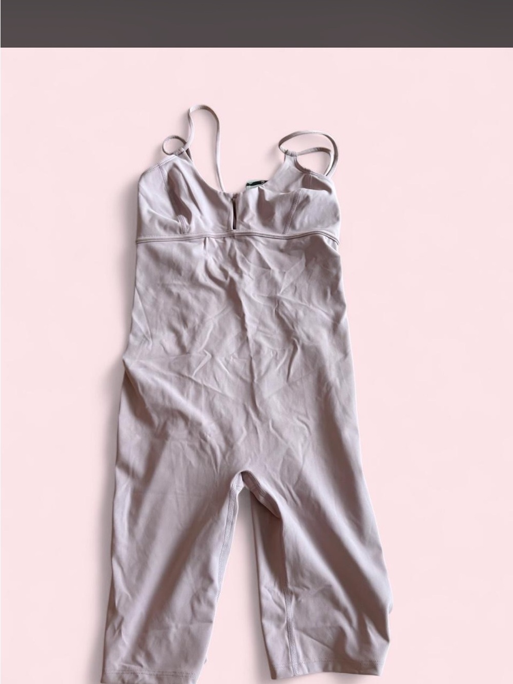 Free People Blush Pink Strappy Bodysuit Jumpsuit